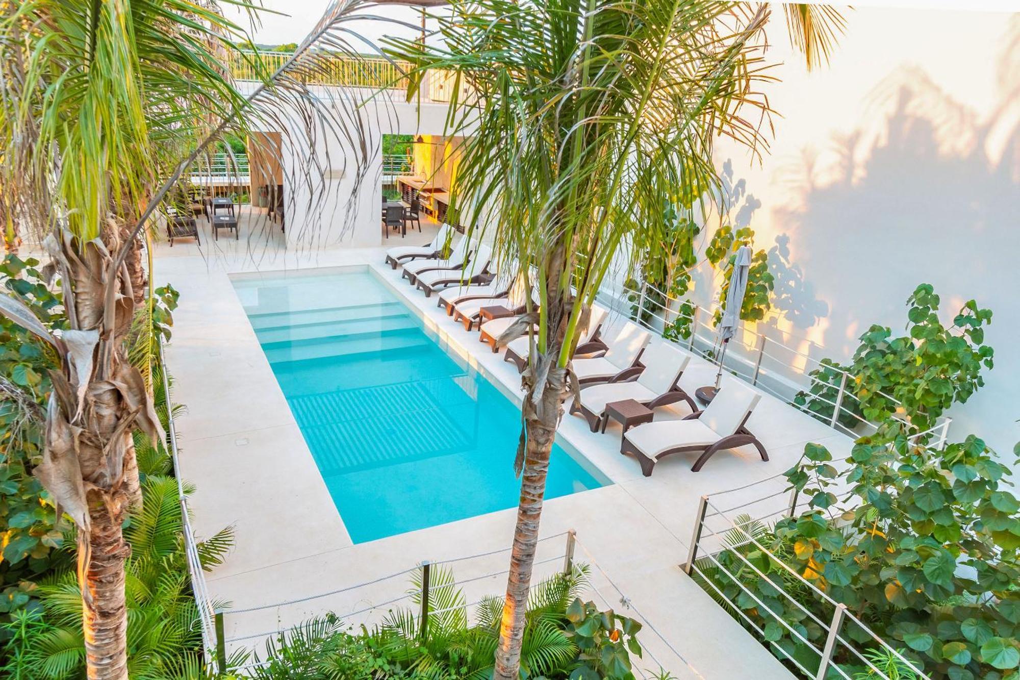 Santamar By Tao Beach Condos With Pool & Walk To Ocean Akumal Szoba fotó