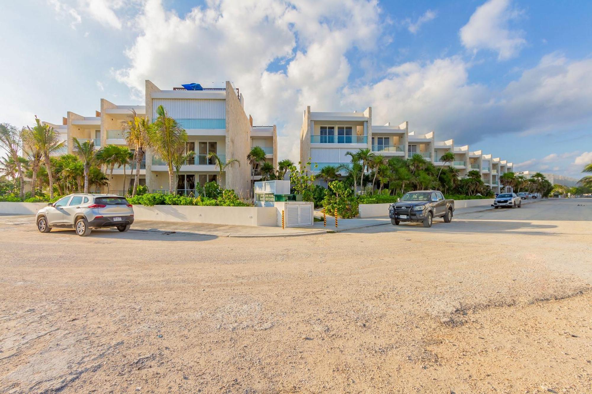Santamar By Tao Beach Condos With Pool & Walk To Ocean Akumal Kültér fotó