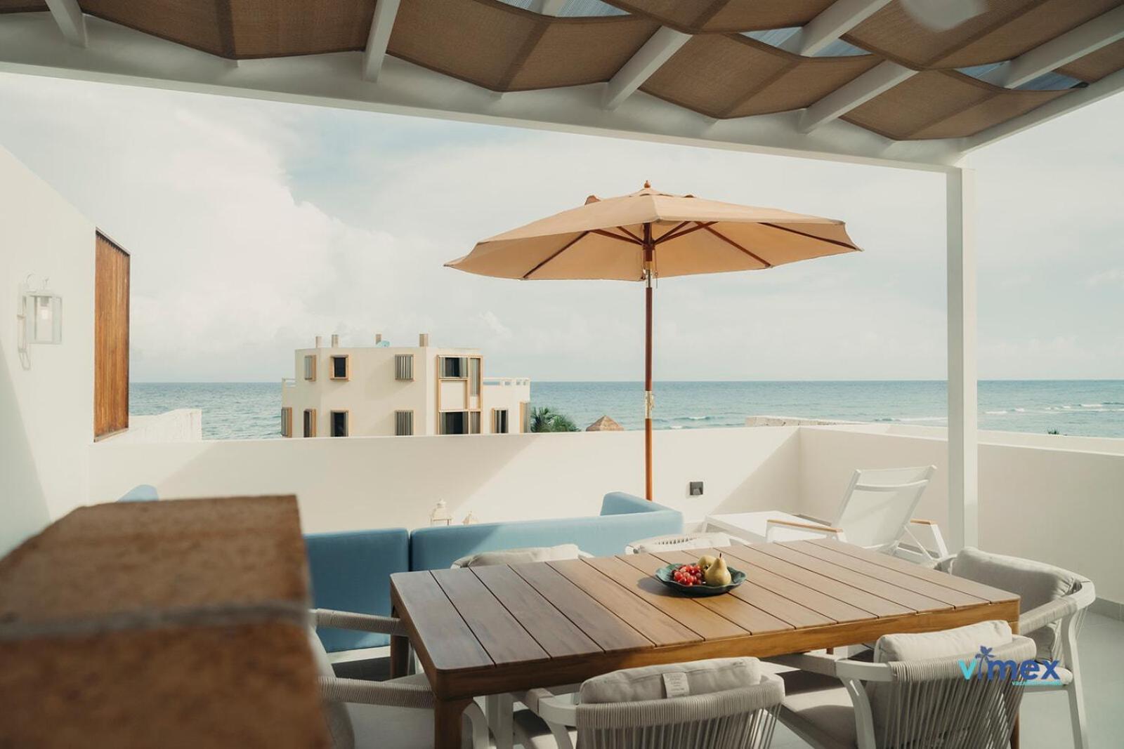 Santamar By Tao Beach Condos With Pool & Walk To Ocean Akumal Kültér fotó